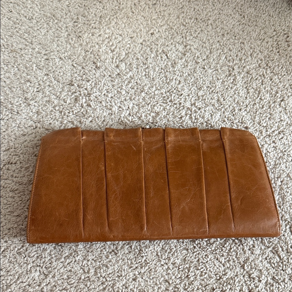 HOBO Brown Leather Clutch
